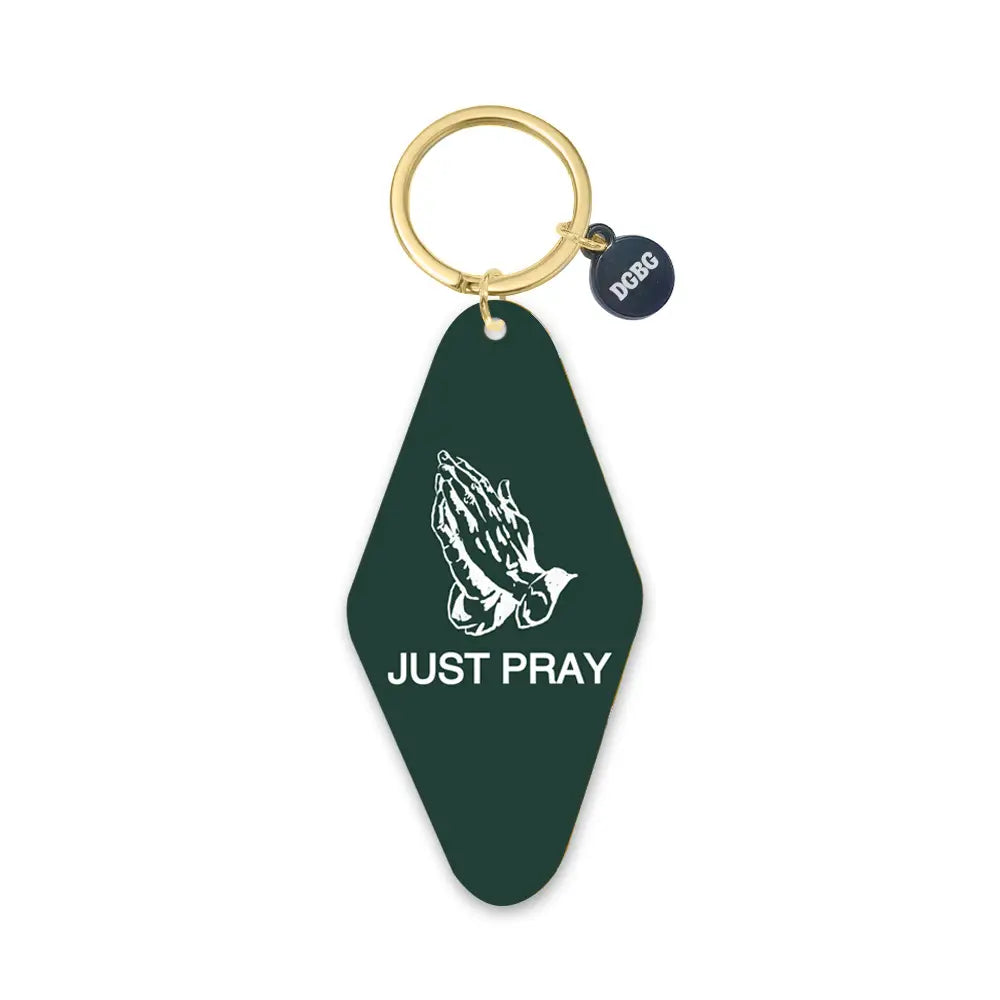 Printed Keychain Just Pray