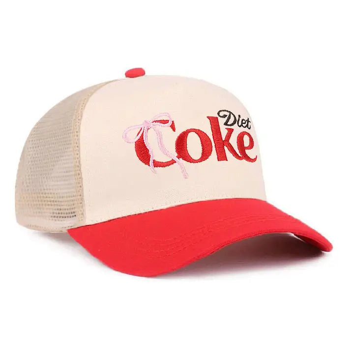 I Need A Diet Coke Bow Two Tone Cap