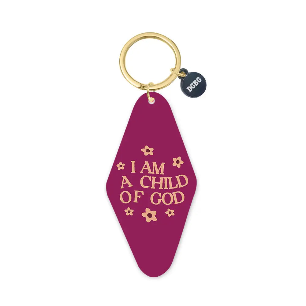 Printed Keychain I Am A Child of God