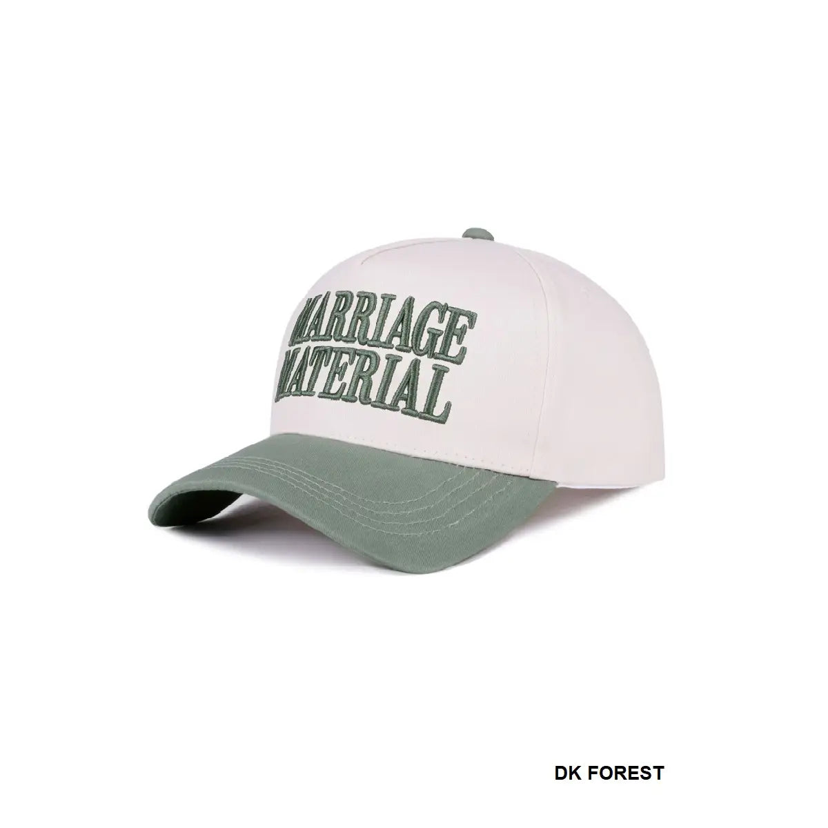 Marriage Material Two Tone Canvas Cotton Cap