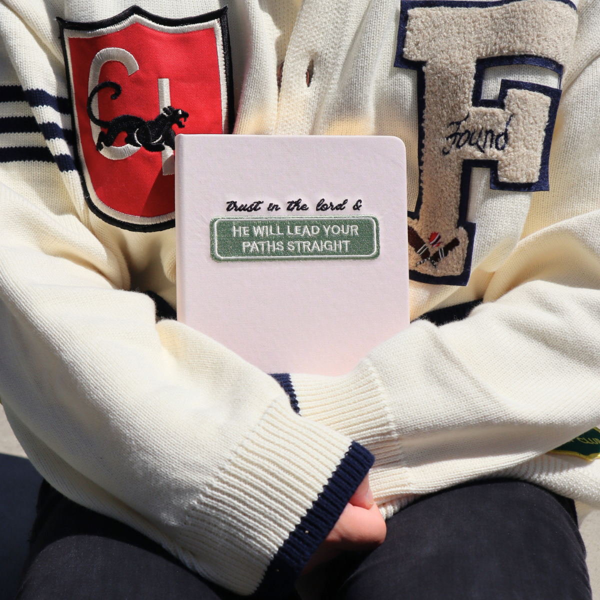 Embroidered A5 Notebook - Trust in the Lord