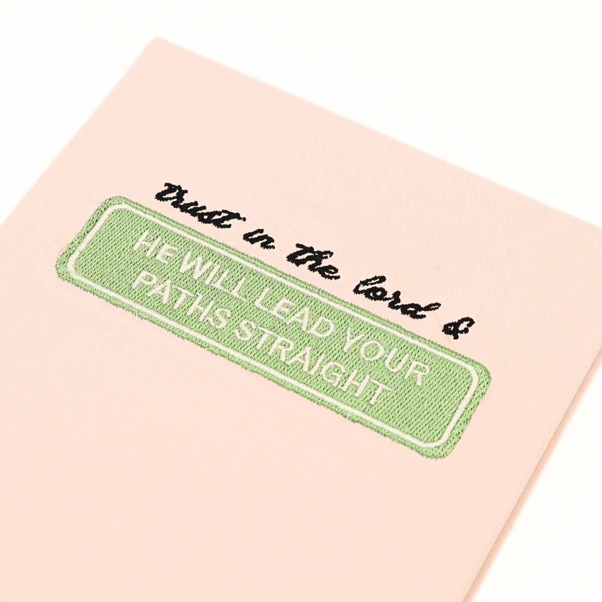 Embroidered A5 Notebook - Trust in the Lord