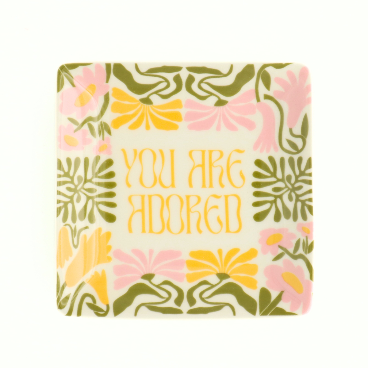 Square Trinket Tray You Are Adored