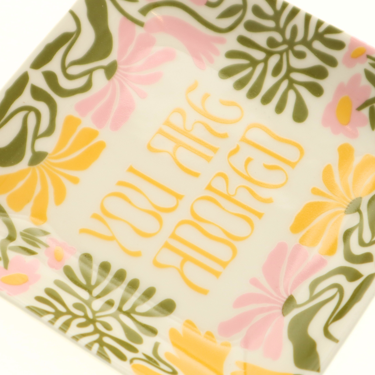 Square Trinket Tray You Are Adored