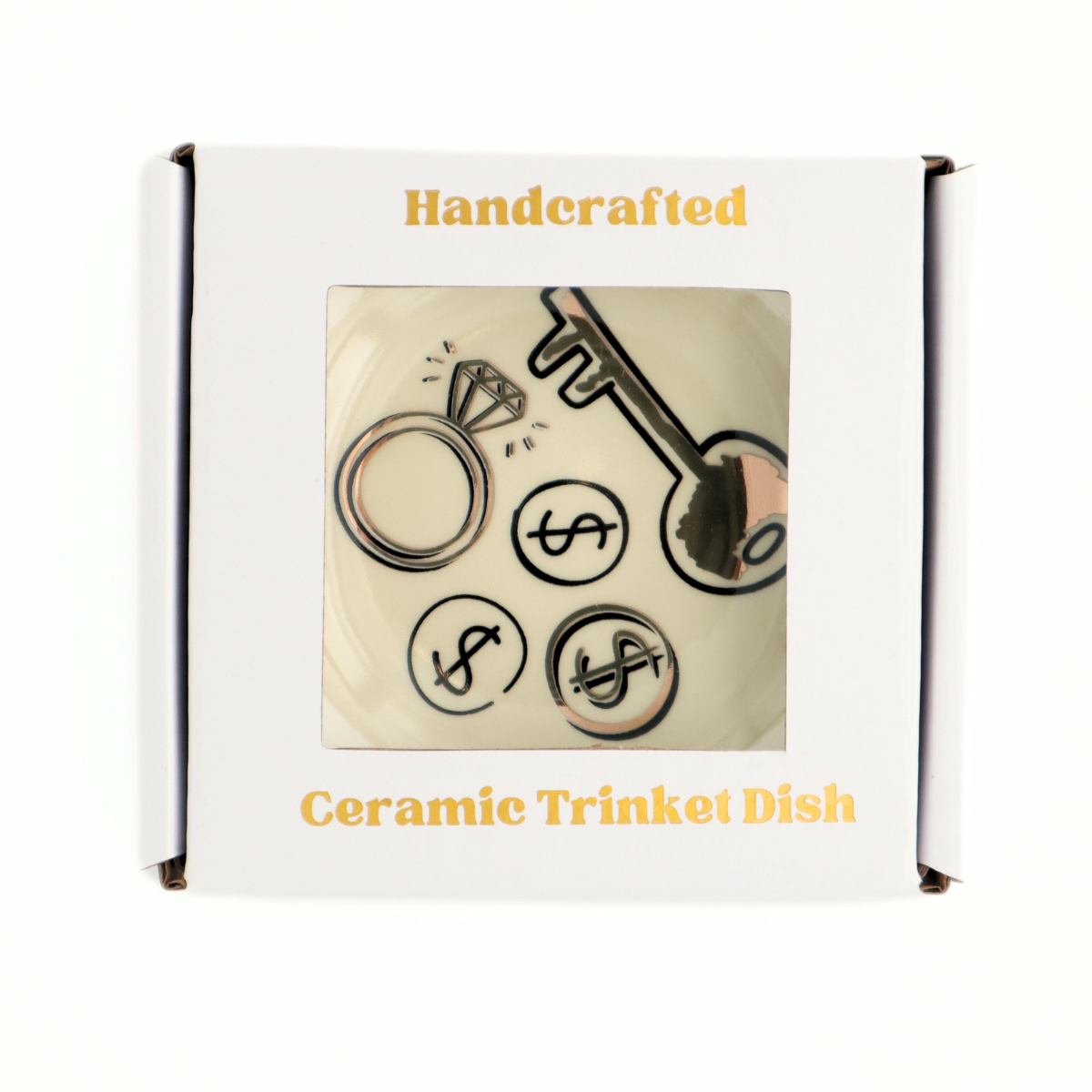 Round Trinket Tray Bling Ring