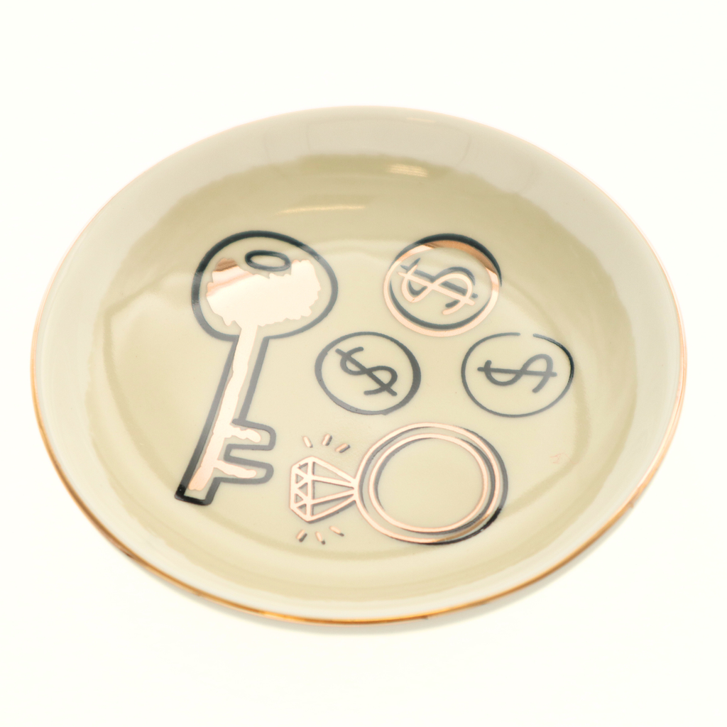 Round Trinket Tray Bling Ring