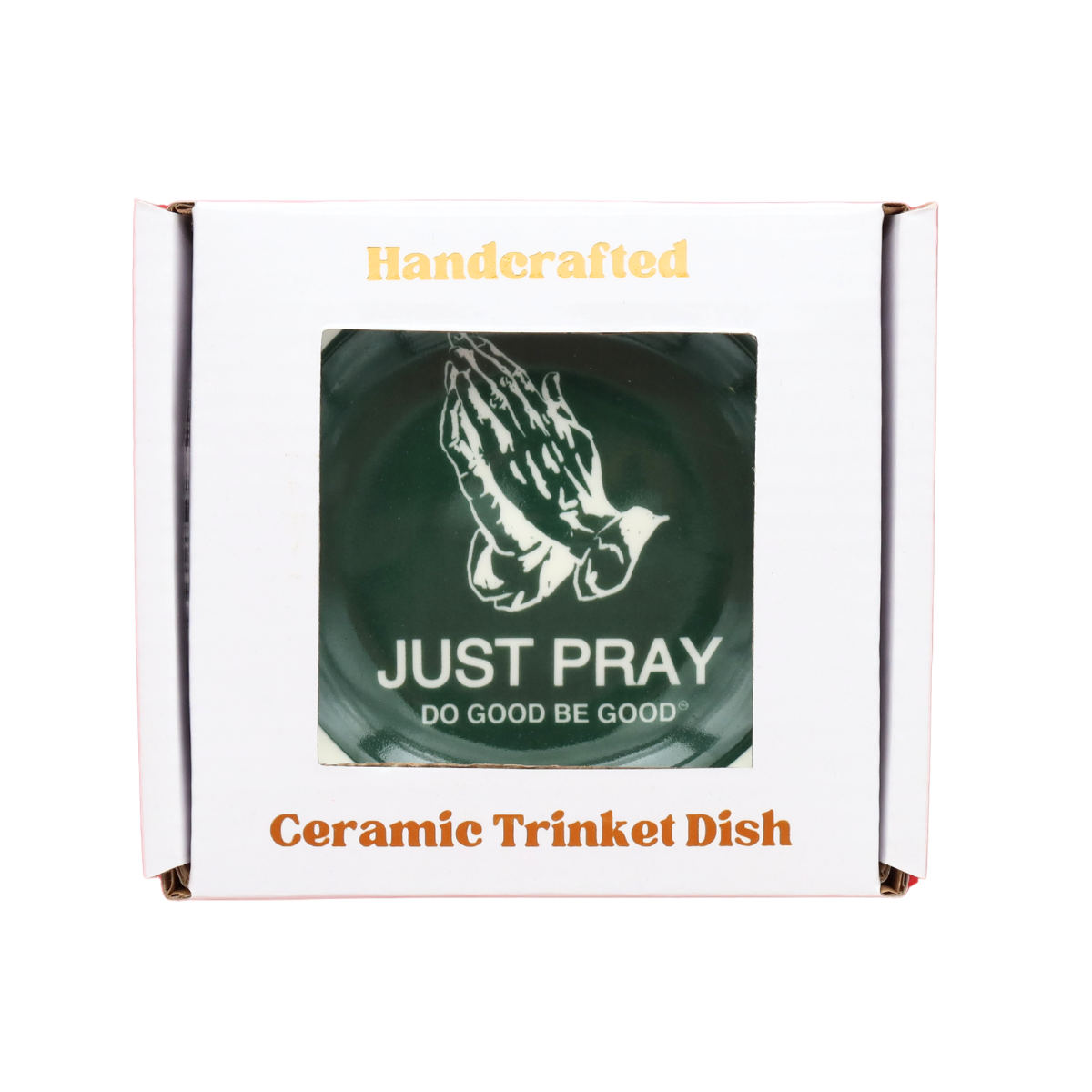 Round Trinket Tray Just Pray