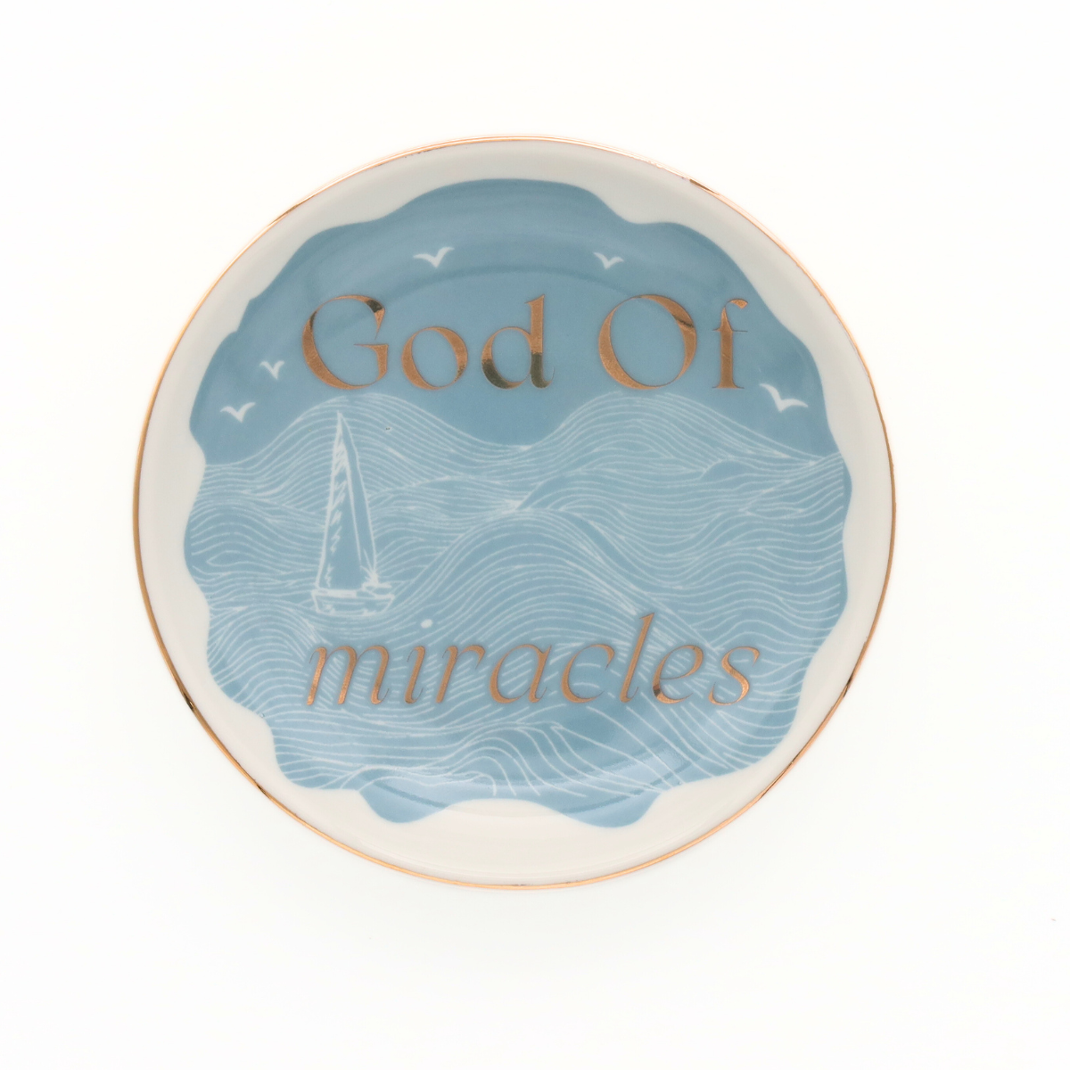 Round Trinket Tray God of Miracles