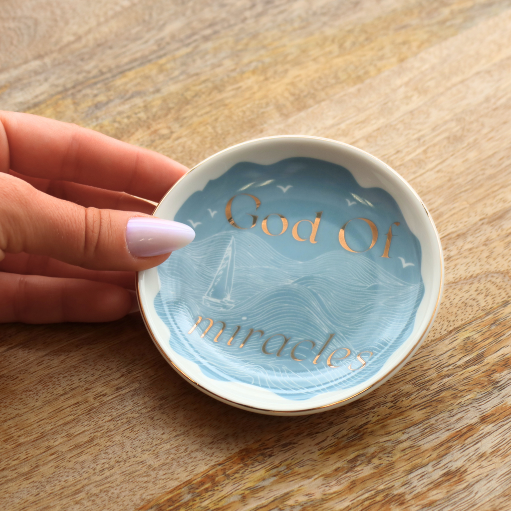 Round Trinket Tray God of Miracles