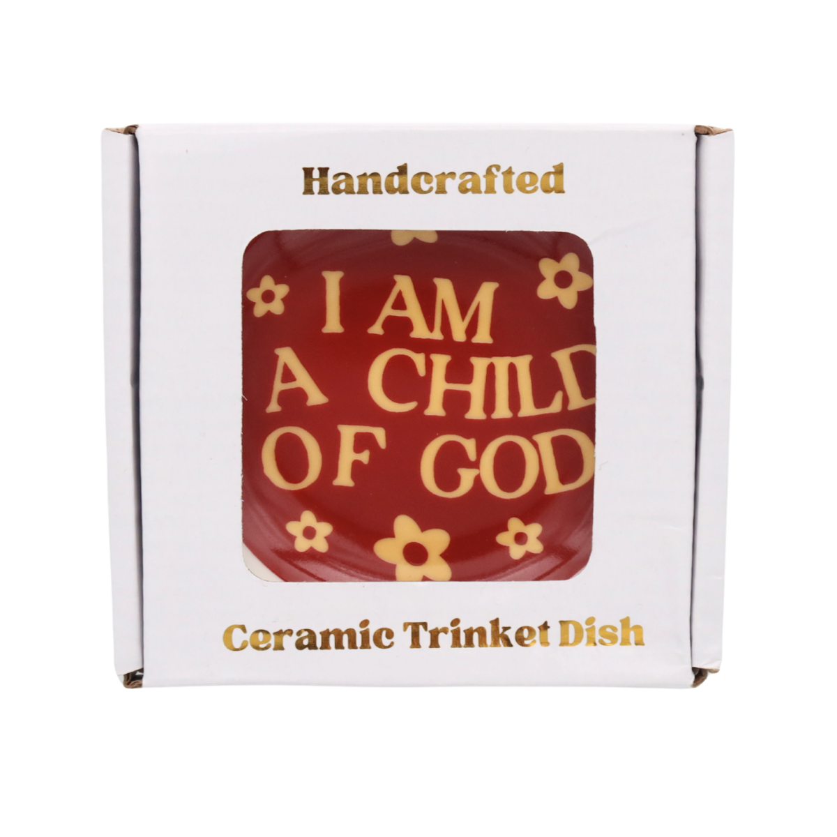 Round Trinket Tray I Am A Child Of God