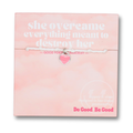 Good Fortune Bracelet Enamel Heart Sterling Silver