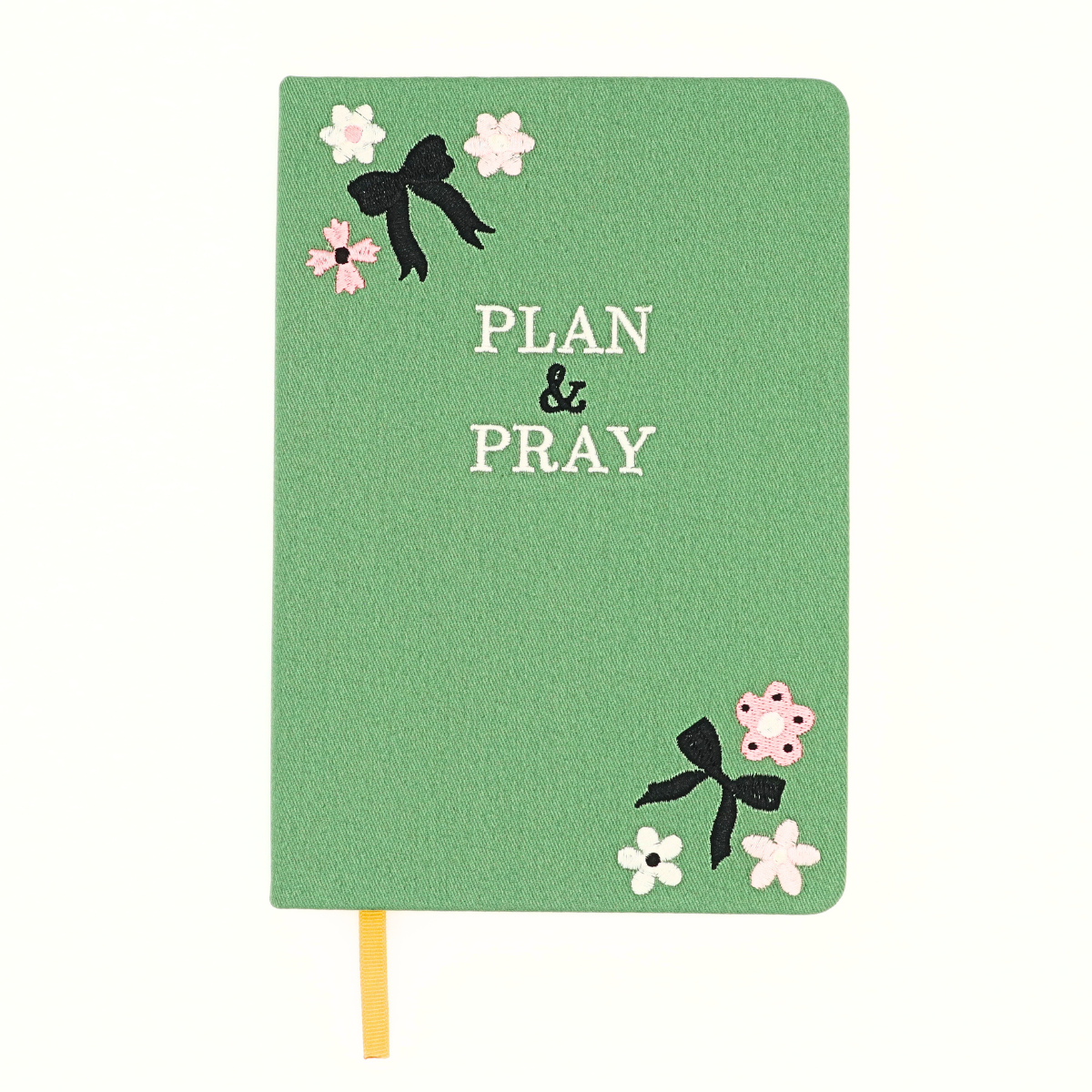Embroidered A5 Notebook Plan & Pray
