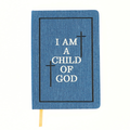 Embroidered A5 Notebook I Am a Child of God