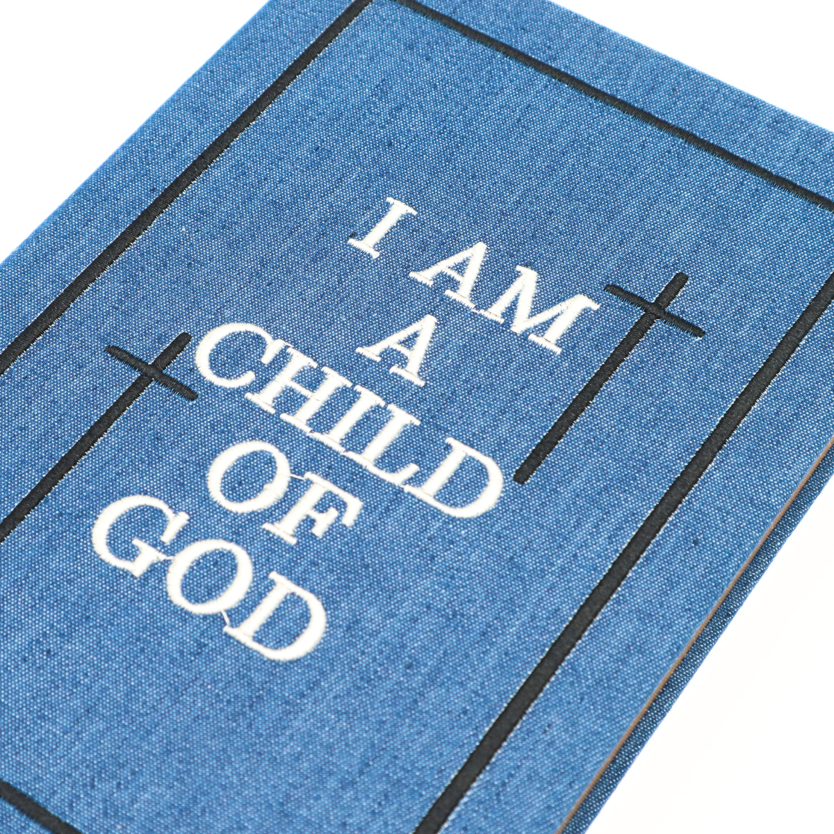 Embroidered A5 Notebook I Am a Child of God