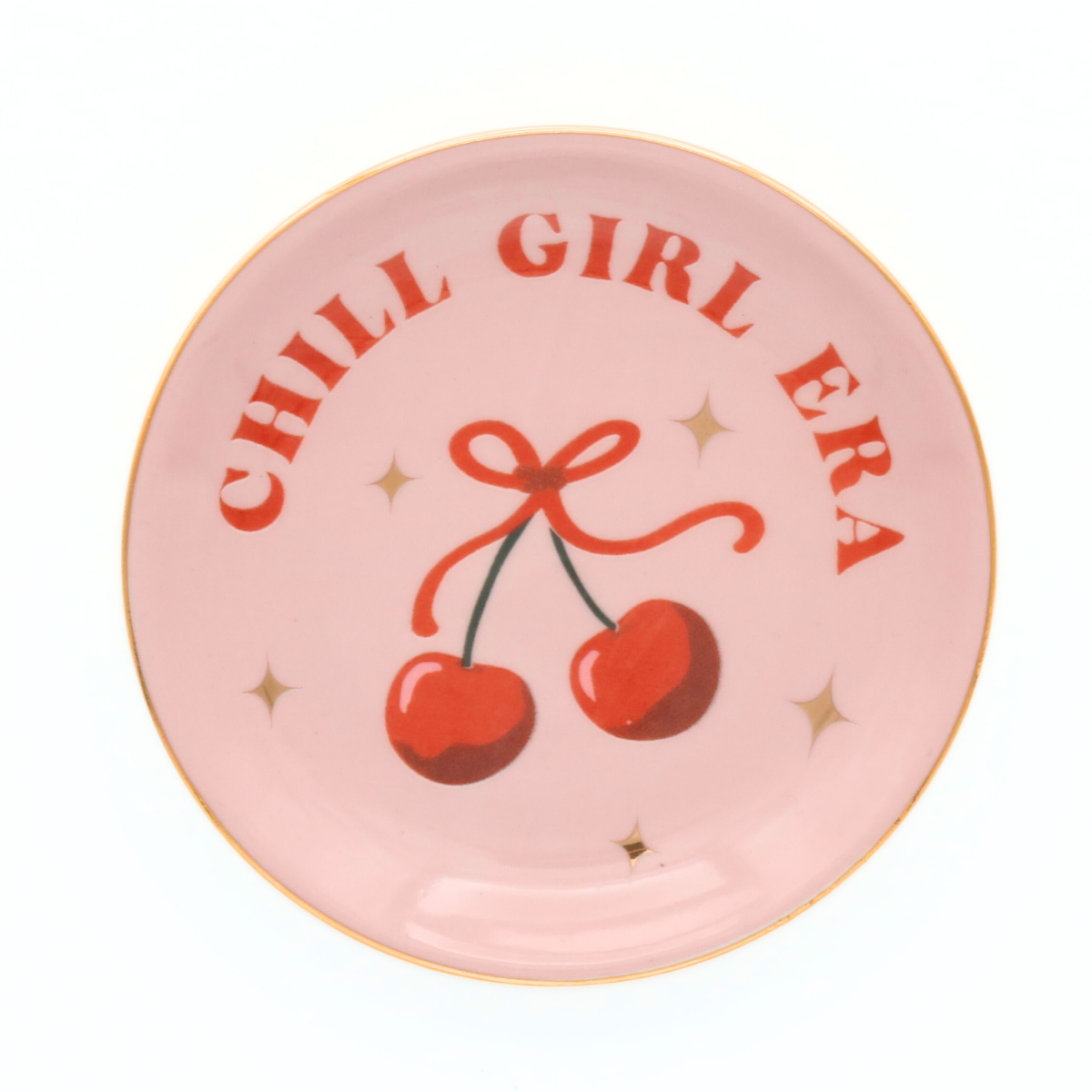 Round Trinket Tray Chill Girl Era