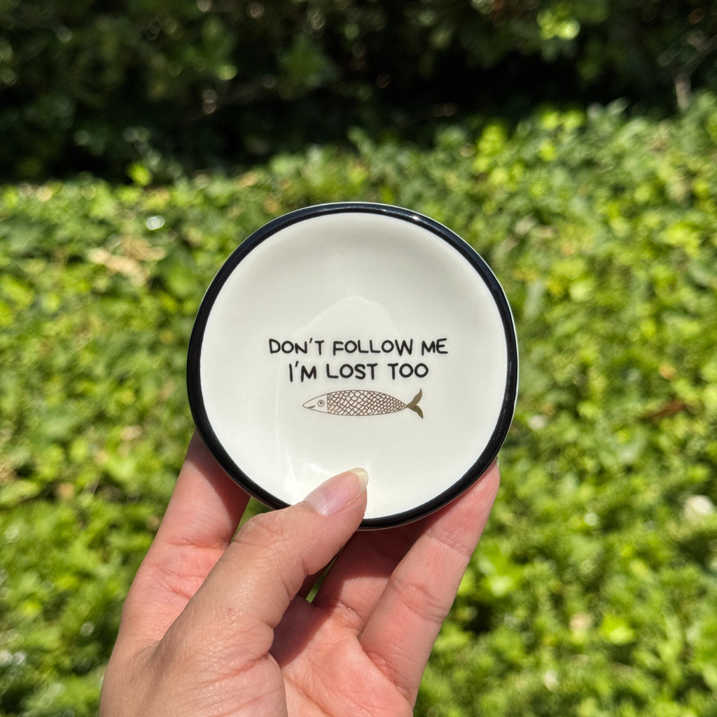 Ring Dish Don't Follow Me, I'm Lost Too