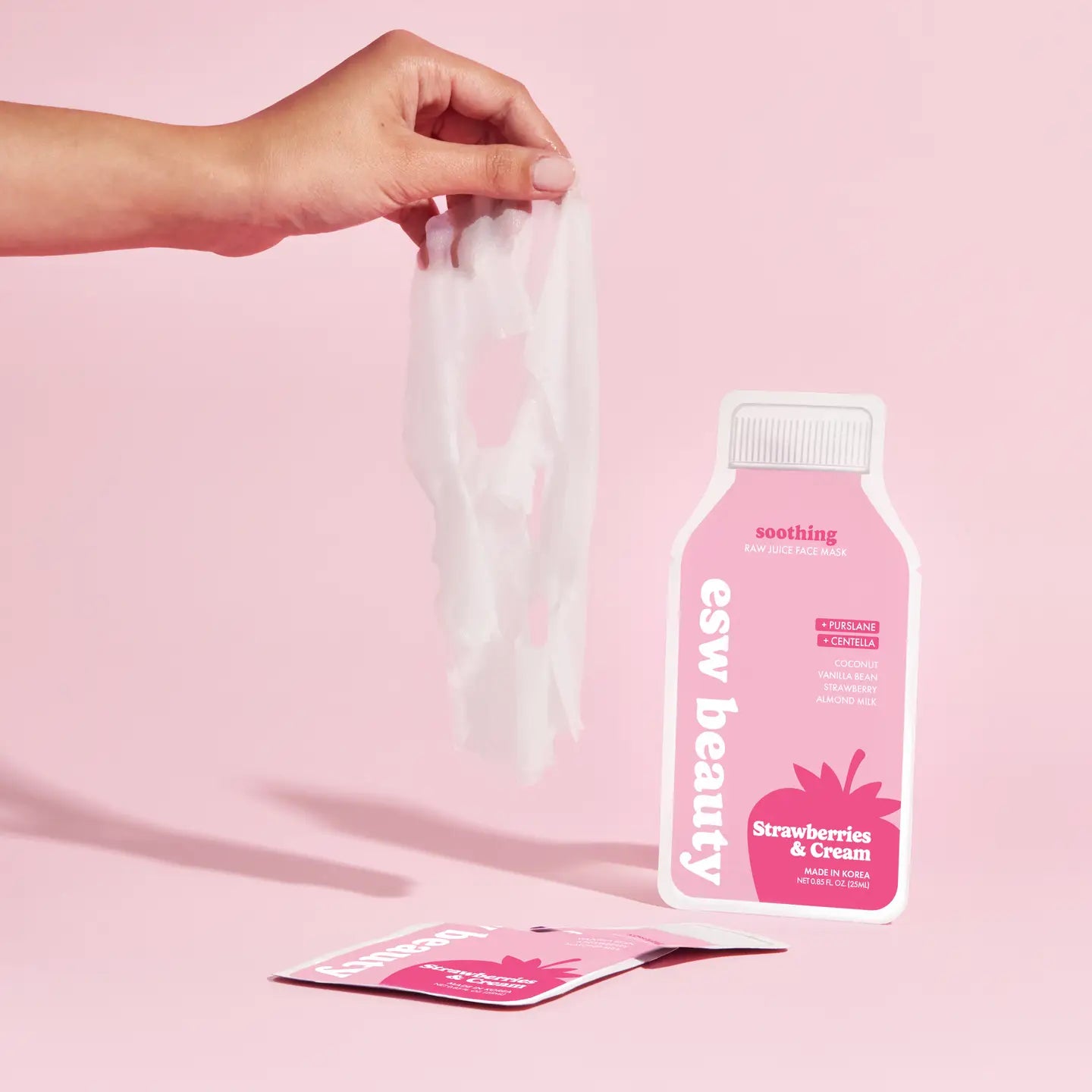 Strawberries and Cream Soothing Raw Juice Sheet Mask