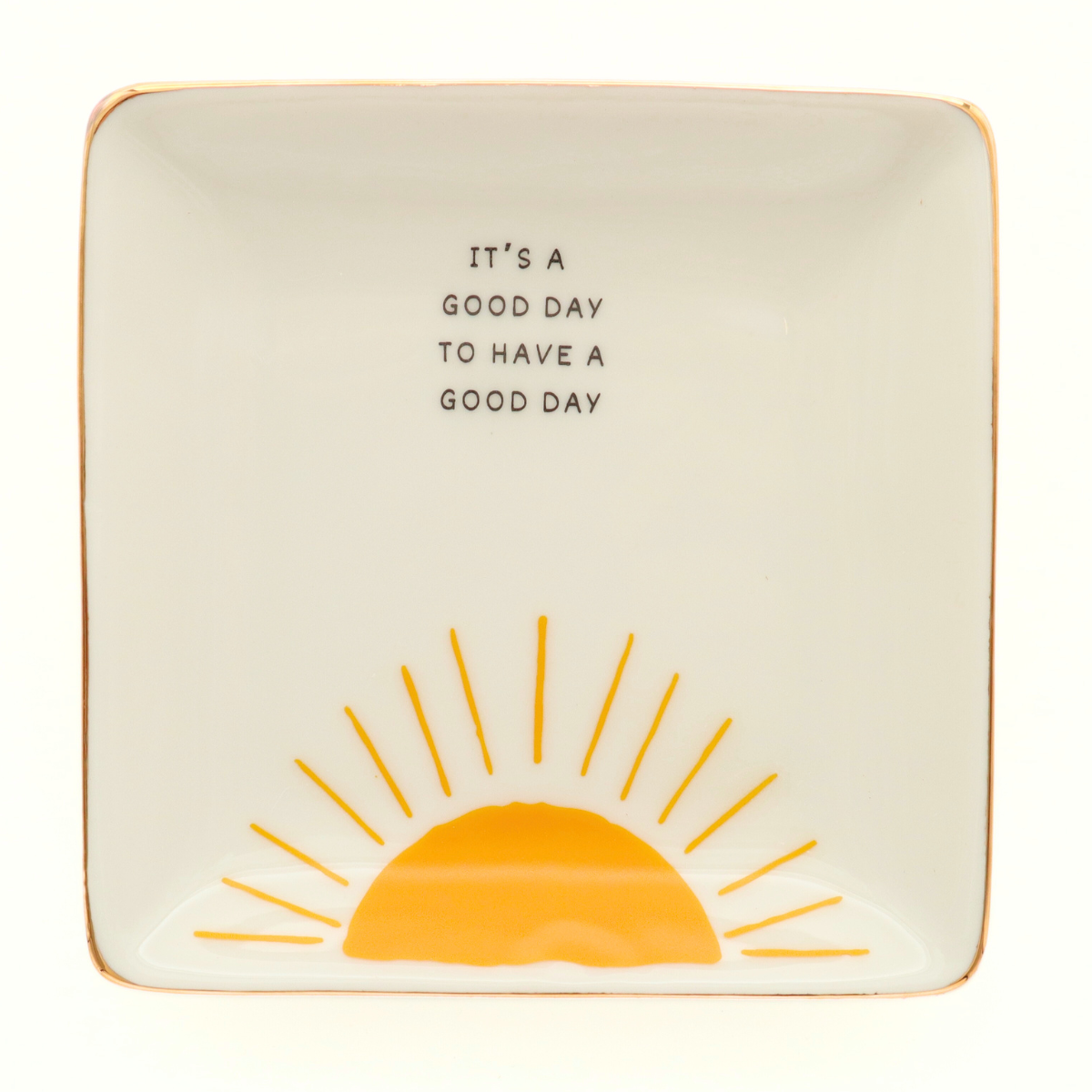 Square Trinket Tray It's A Good Day