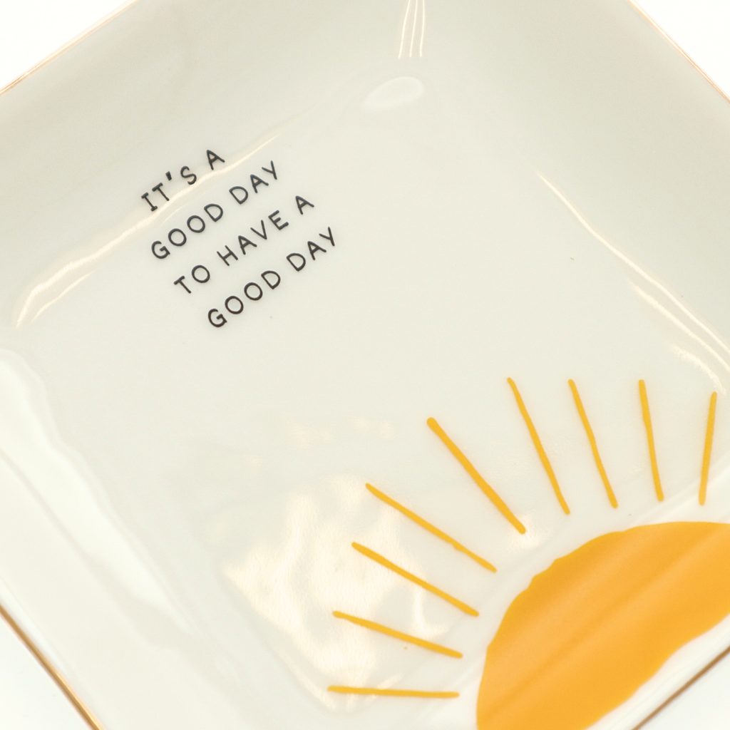 Square Trinket Tray It's A Good Day