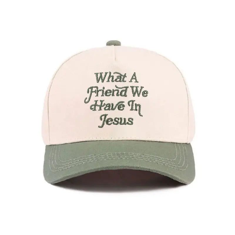 What A Friend We Have in Jesus Two Tone Cotton Hat