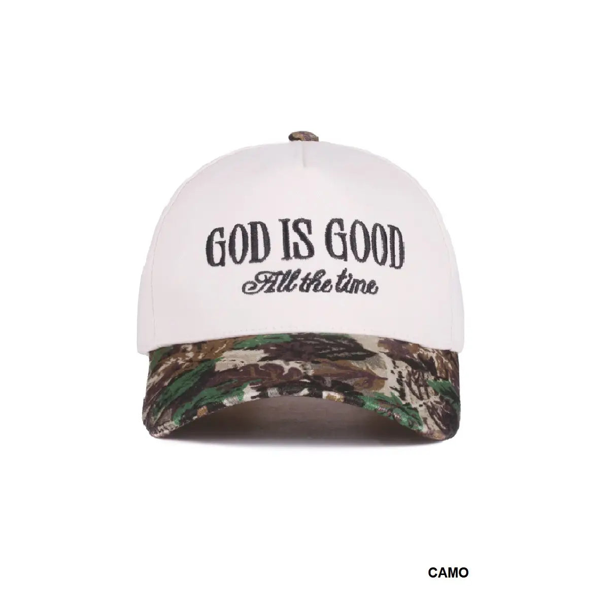 God Is Good All the Time Two Tone Corduroy Cap