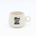 Cappuccino Mug Shot Glass Live Your Best Life