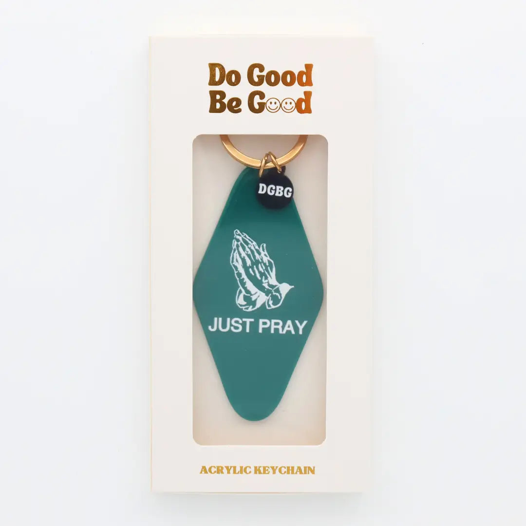 Printed Keychain Just Pray