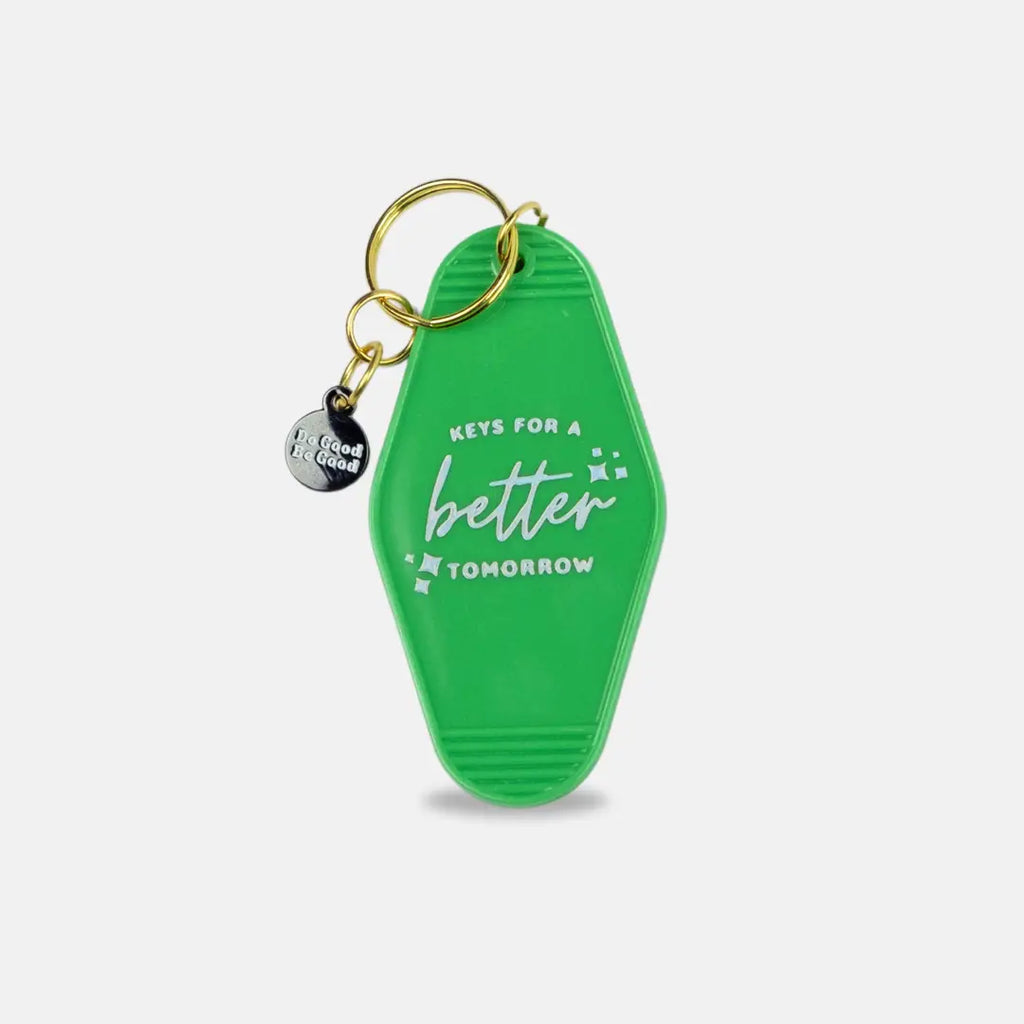 Acrylic Motel Keychains Keys for a Better Tomorrow