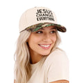 Jesus Changes Everything Two Tone Cotton Hat