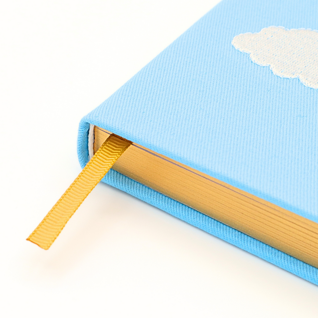 Embroidered A5 Notebook - Pray for a Better Day