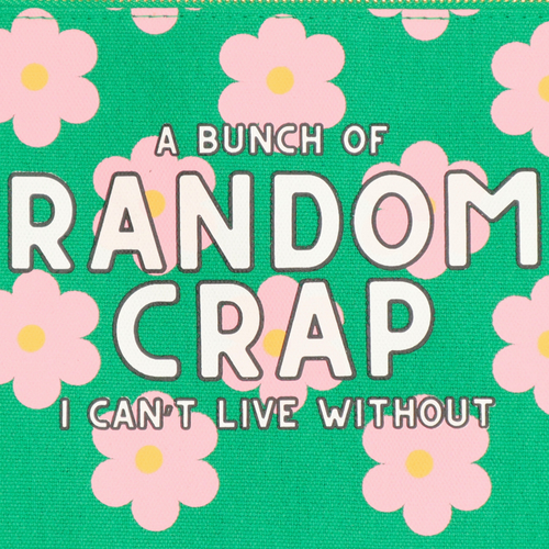 Canvas Pouch A Bunch Of Random Crap I Can’t Live Without