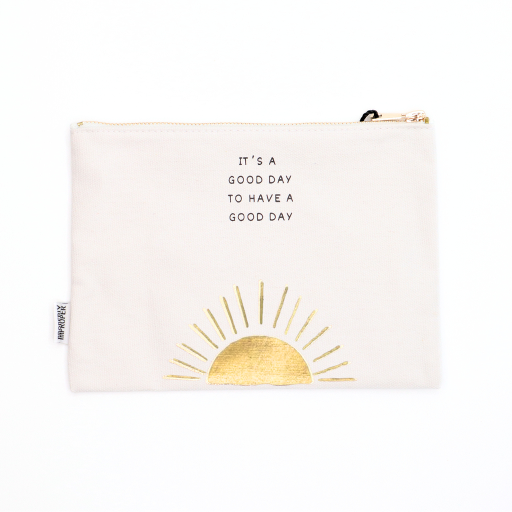Canvas Pouch It's A Good Day