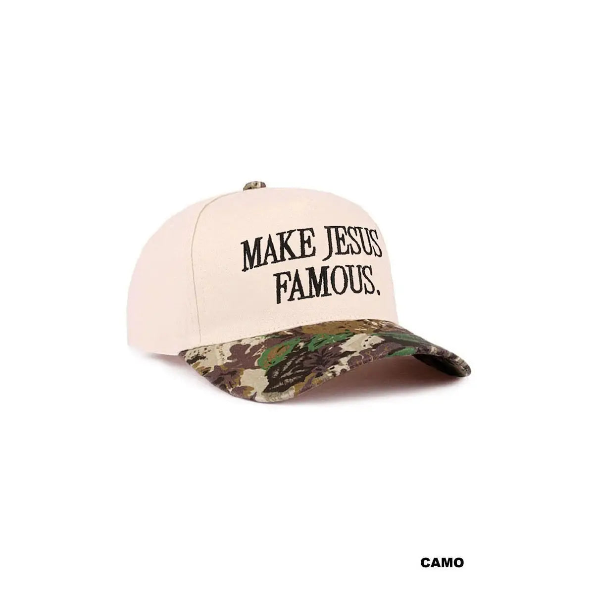 Make Jesus Famous Two Tone Cotton Hat