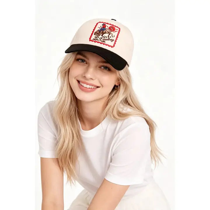 Cowboy Horse Two Tone Cap