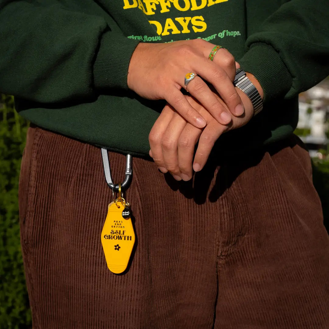 Acrylic Motel Keychain Keys For Better Self Growth