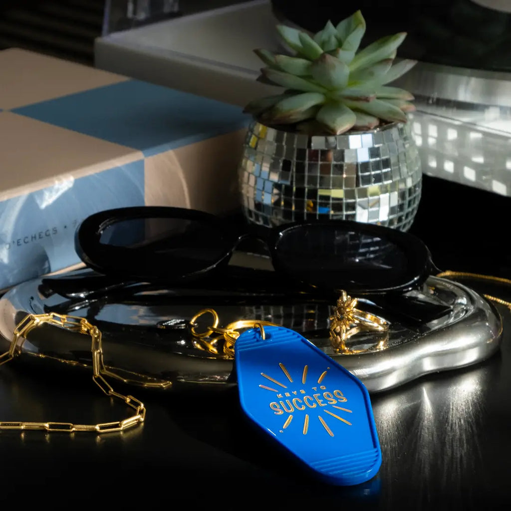 Acrylic Motel Keychains Keys to Success