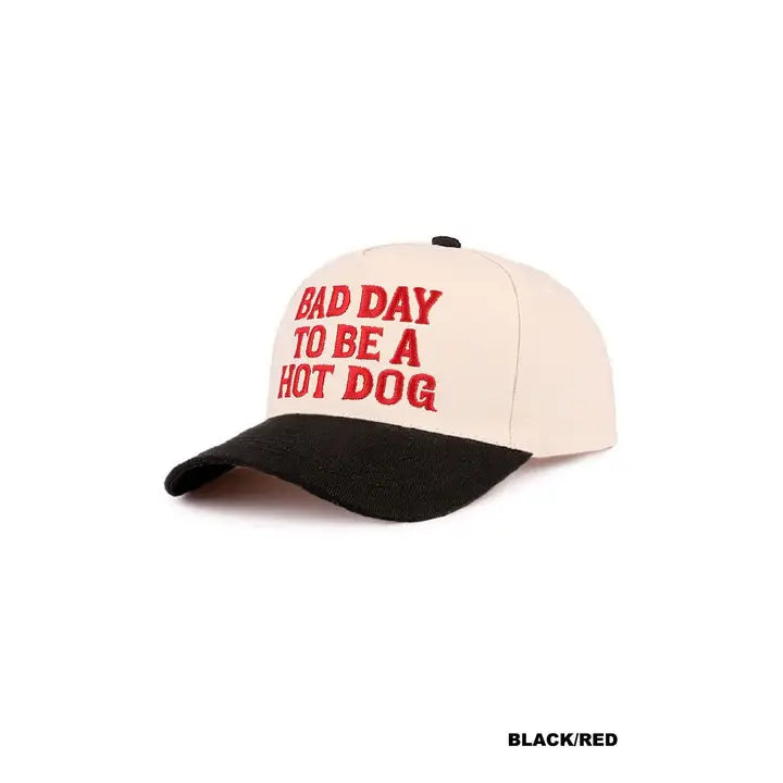 Bad Day To Be A Hot Dog Two Tone Cotton Hat