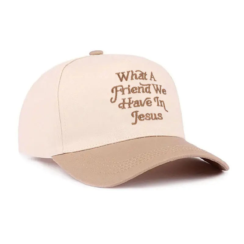 What A Friend We Have in Jesus Two Tone Cotton Hat